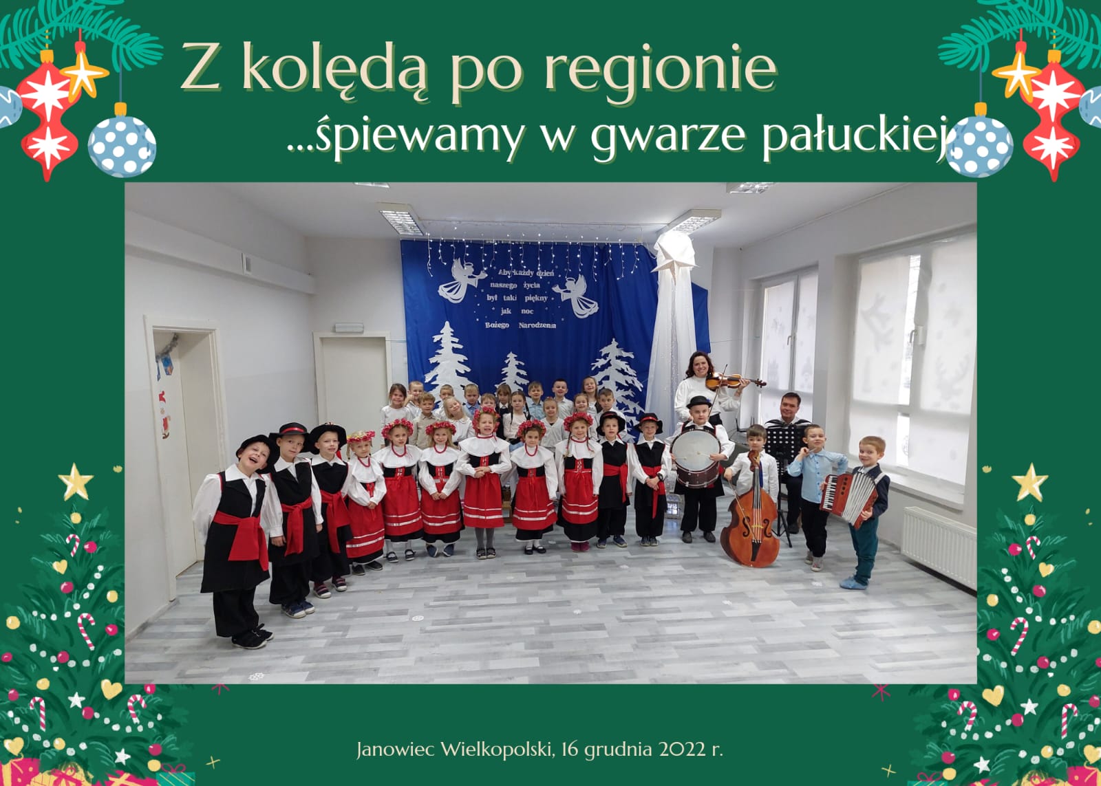 Akcja Kuratorium Oświaty w Bydgoszczy "Z kolędą po regionie"