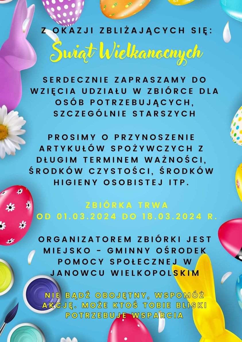 ZBIÓRKA CHARYTATYWNA