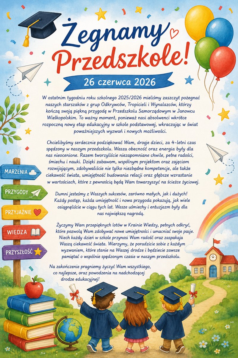 Żegnamy przedszkole